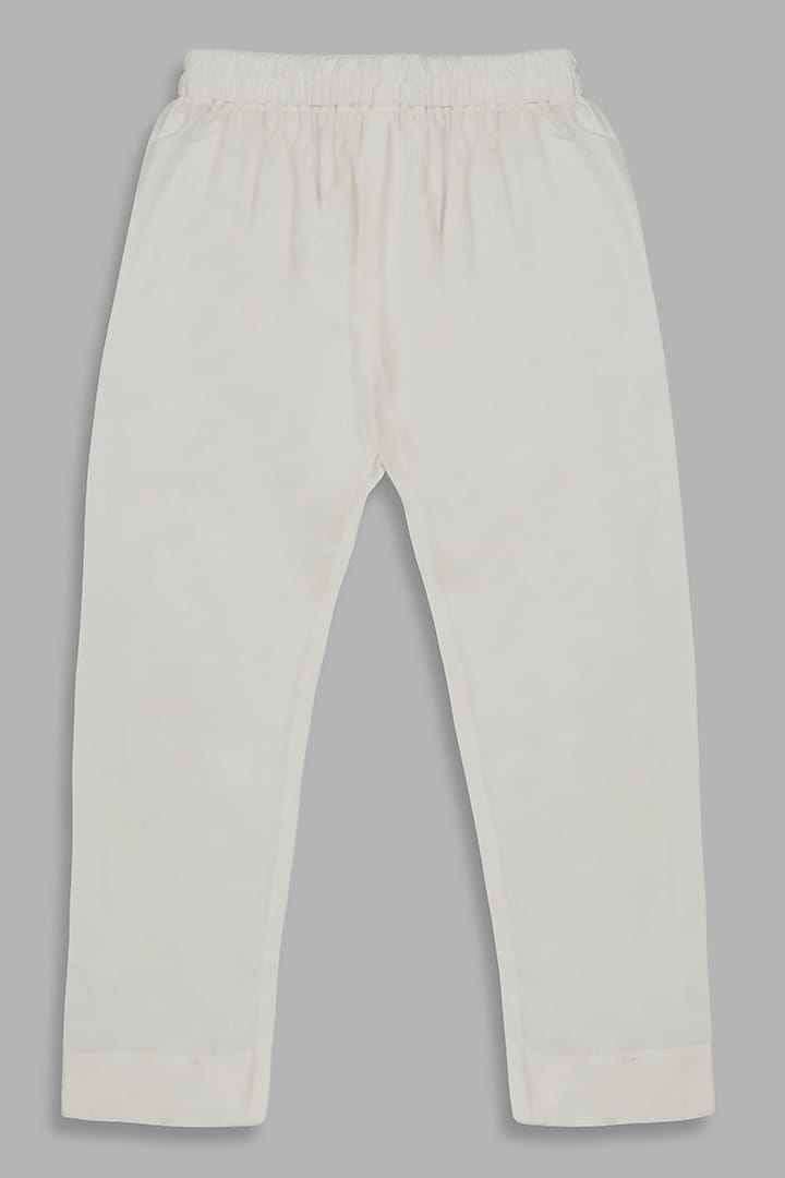 Sky Blue Cotton Silk Bundi Jacket Set For Boys by Bunny Lane at Pernia's Pop Up Shop