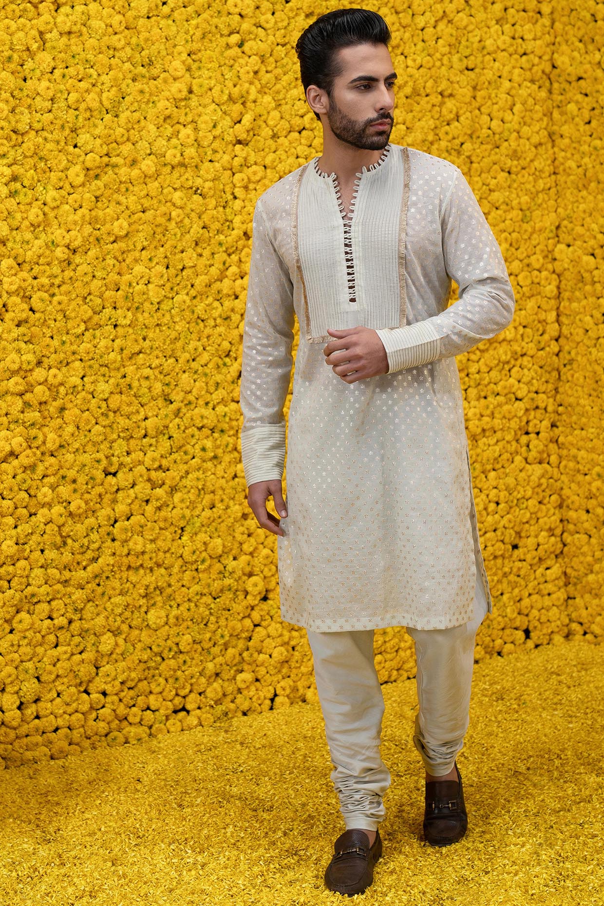 Banarasi kurta neck design sales