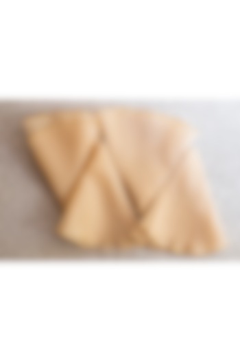 Gold Organza Napkins by Chrysante By Gunjan Gupta at Pernia's Pop Up Shop