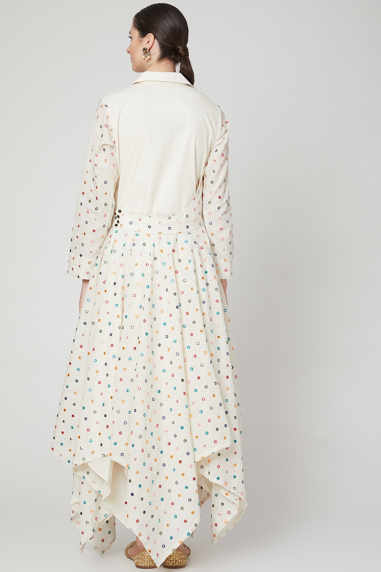 Ivory western cheap dress