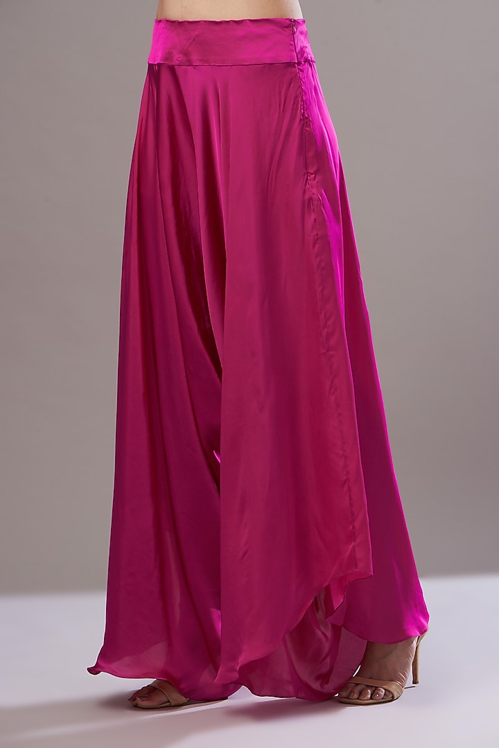 Rani Pink Dupion Kurta Set by Minaxi Dadoo at Pernia's Pop Up Shop