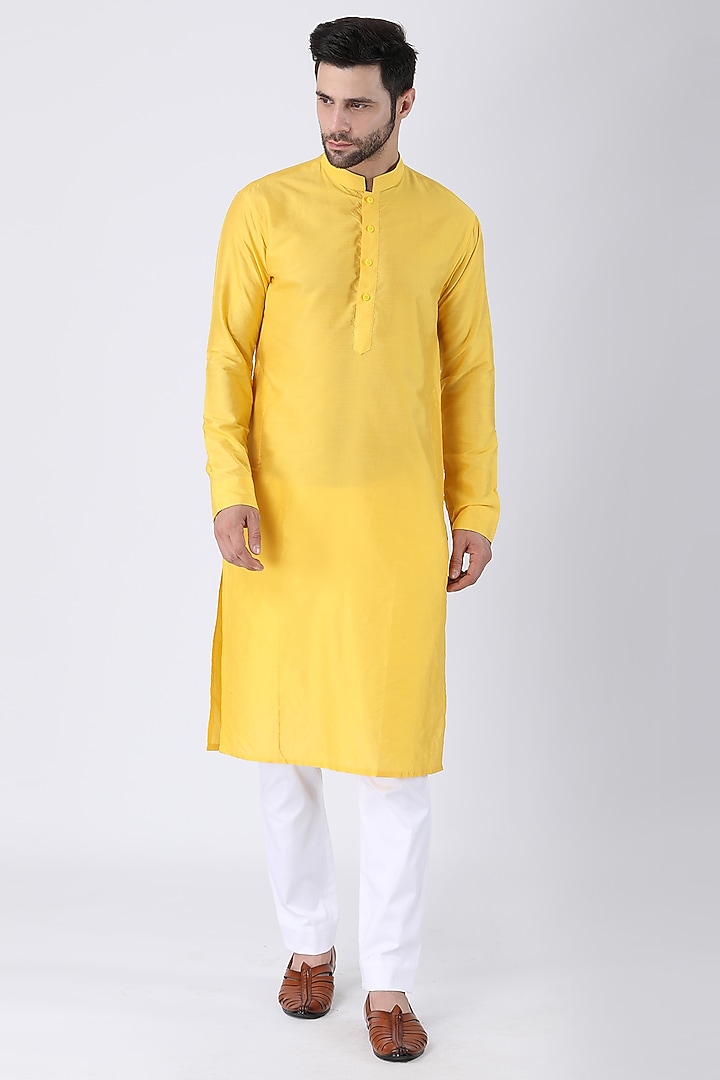 Multi-Colored Ruby Cotton Silk Asymmetric Bundi Jacket Set by Manish Nagdeo Men at Pernia's Pop Up Shop
