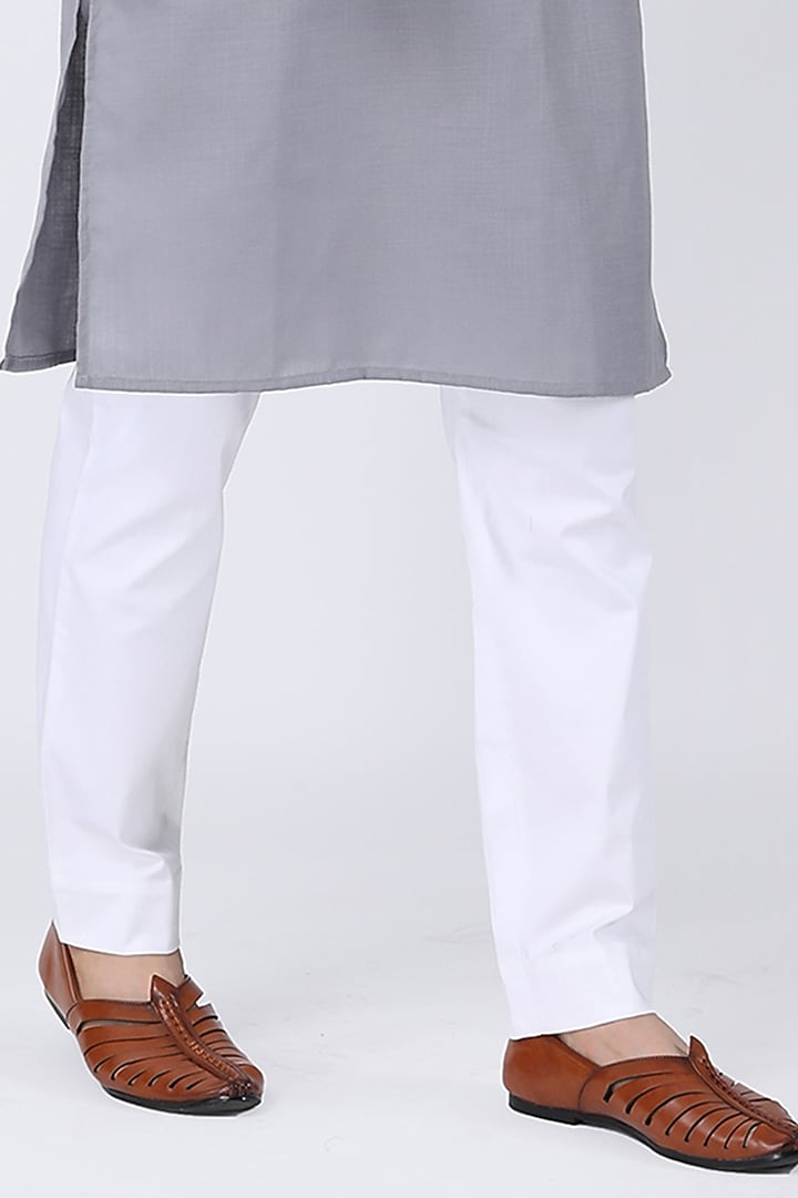 Multi-Colored Ruby Cotton Silk Asymmetric Bundi Jacket Set by Manish Nagdeo Men at Pernia's Pop Up Shop