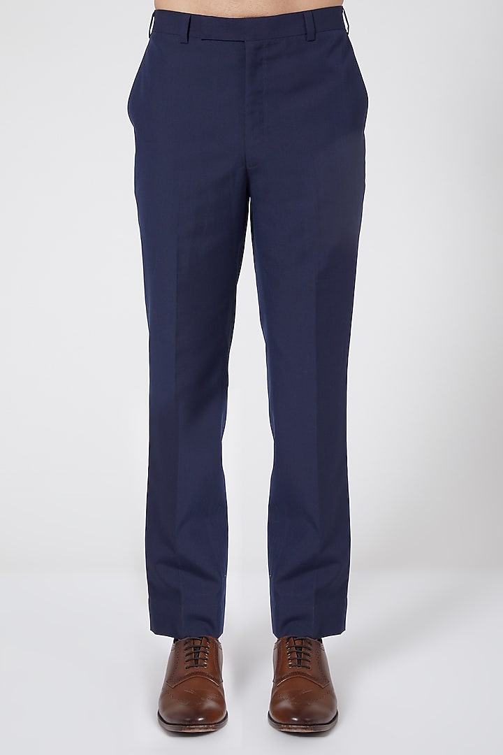Blue Bandhgala Jacket Set For Boys by Manish Nagdeo - Kids at Pernia's Pop Up Shop