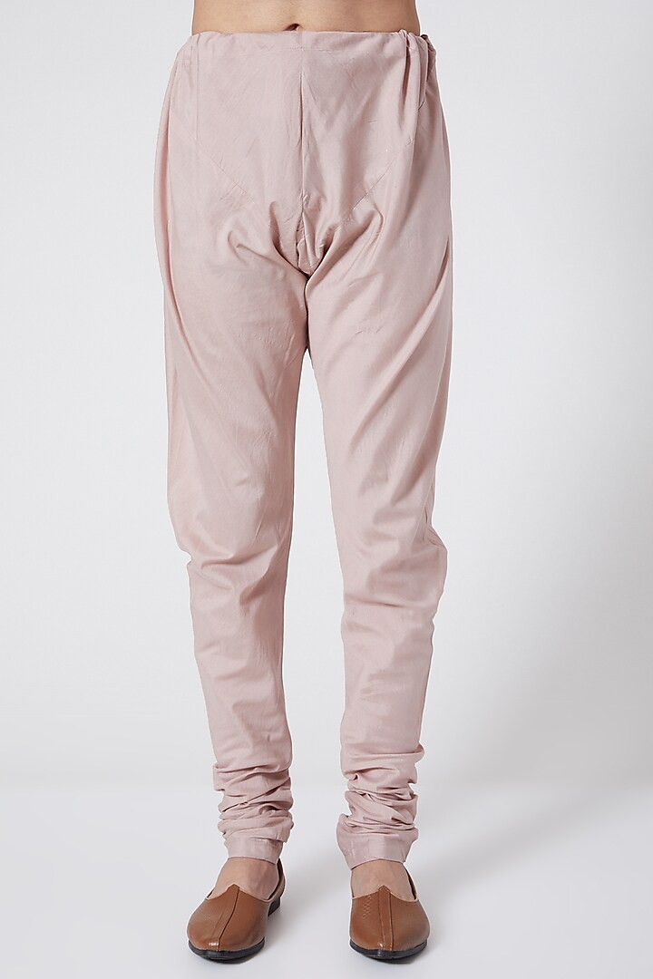 Light Pink Embroidered Sherwani Set For Boys by Manish Nagdeo - Kids at Pernia's Pop Up Shop