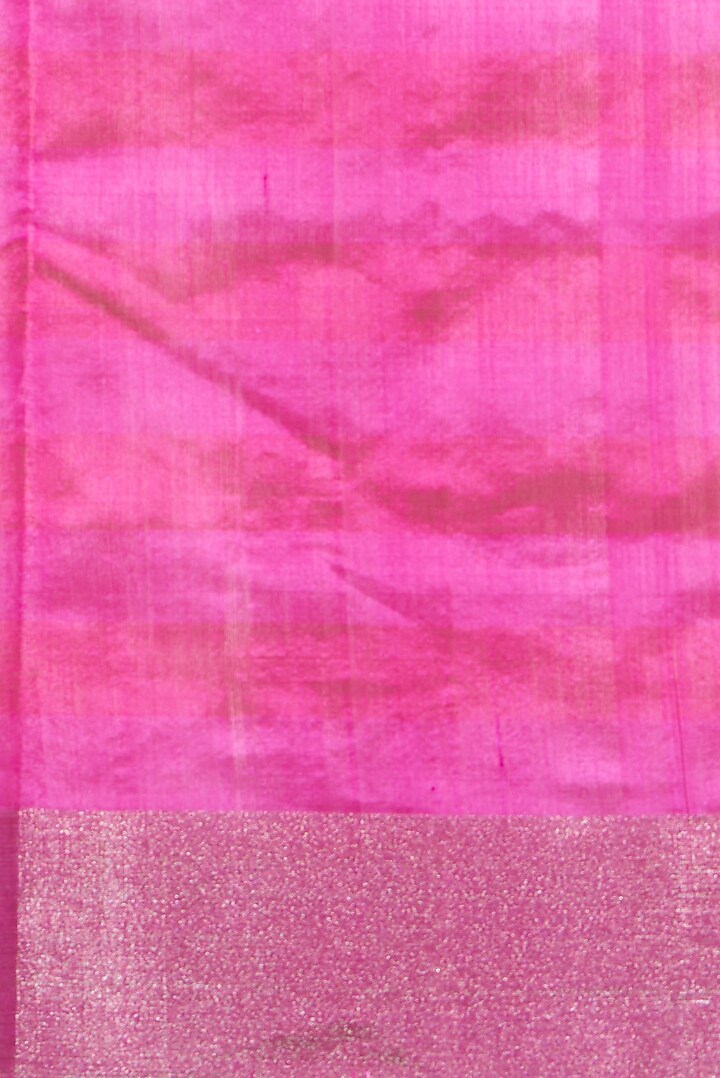 White & Lime Pure Chanderi Zari Handwoven Festive Saree Set by Mint N Oranges at Pernia's Pop Up Shop