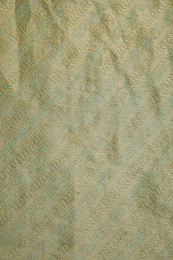 Mauve Pure Banarasi Silk Handwoven Party Wear Saree Set by Mint N Oranges at Pernia's Pop Up Shop