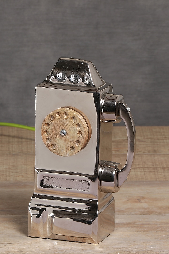 Silver Aluminium Telephone Showpiece by Manor House at Pernia's Pop Up Shop