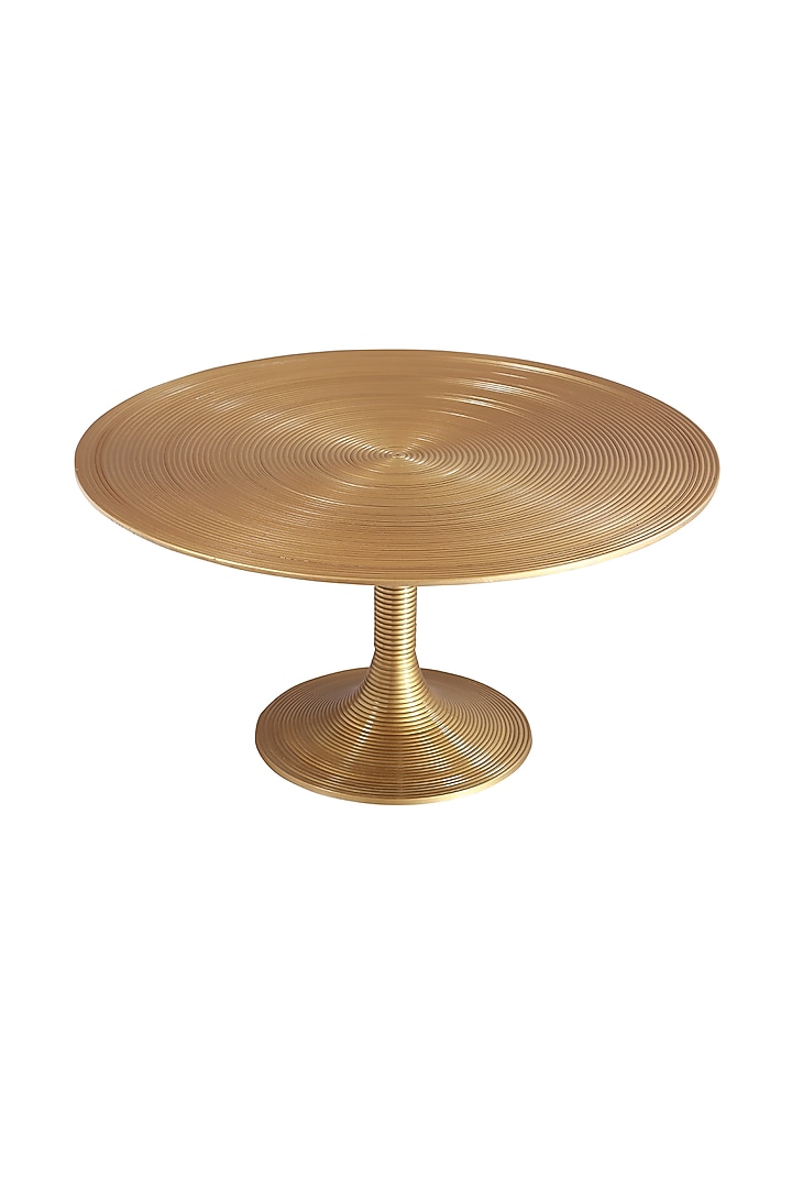 Bronze Aluminum Round Coffee Table by Manor House at Pernia's Pop Up Shop