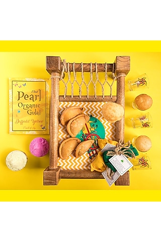 Yellow Wood Platter by Manor House