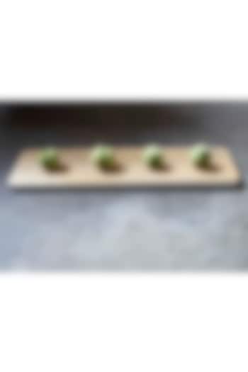 Brown Wood Rectangle Platter by Manor House at Pernia's Pop Up Shop