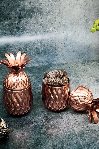 Copper Finish Serving Set (Set of 9) by Manor House