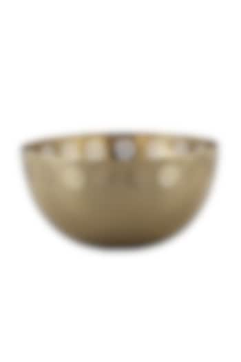 Gold Stainless Steel Bowl by Manor House at Pernia's Pop Up Shop