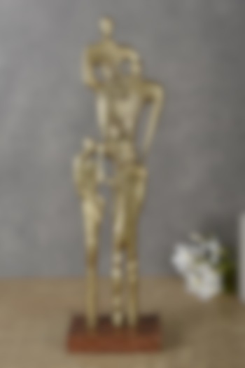 Gold Aluminium Sculpture by Manor House at Pernia's Pop Up Shop