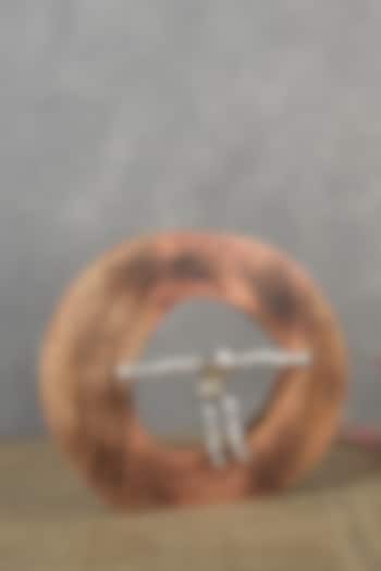 Brown Aluminium & Wood Sculpture by Manor House at Pernia's Pop Up Shop