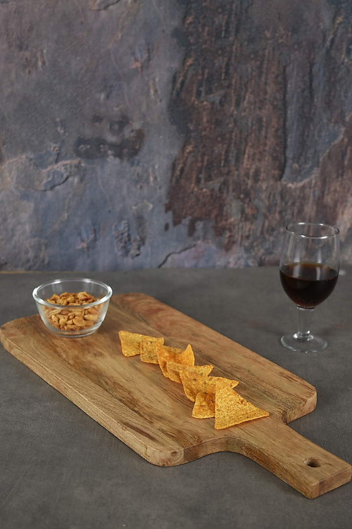 Brown Mango Wood Rectangle Platter by Manor House