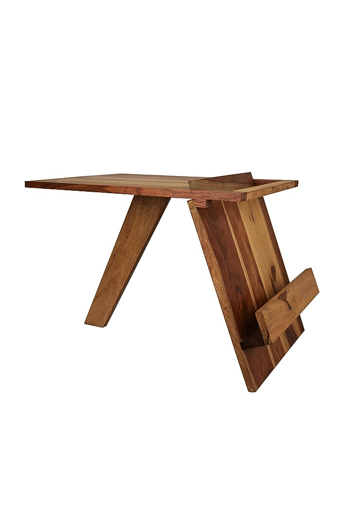 Brown Sheesham Wood End Table by Manor House at Pernia's Pop Up Shop