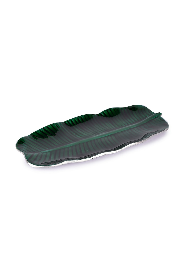 Green Banana Leaf Multi-Purpose Tray by Manor House at Pernia's Pop Up Shop