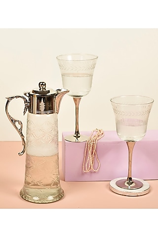 Nickel Finish Neer Goblet Set by Manor House