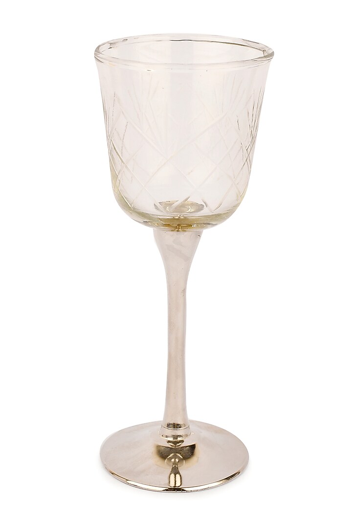 Nickel Finish Neer Goblet Set by Manor House at Pernia's Pop Up Shop