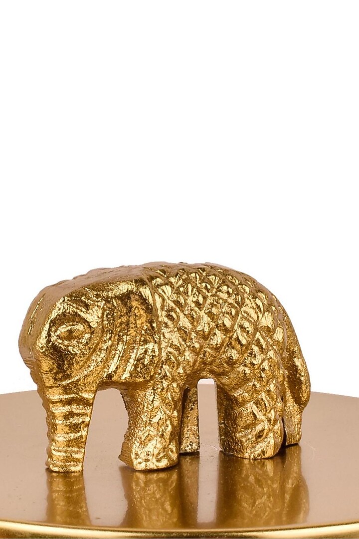 Lustre Glass Jars With Elephant Lid & Long Seenk Tray (Set of 2) by Manor House at Pernia's Pop Up Shop