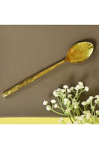 Gold Stainless Steel Tablespoons (Set Of 4) by Manor House