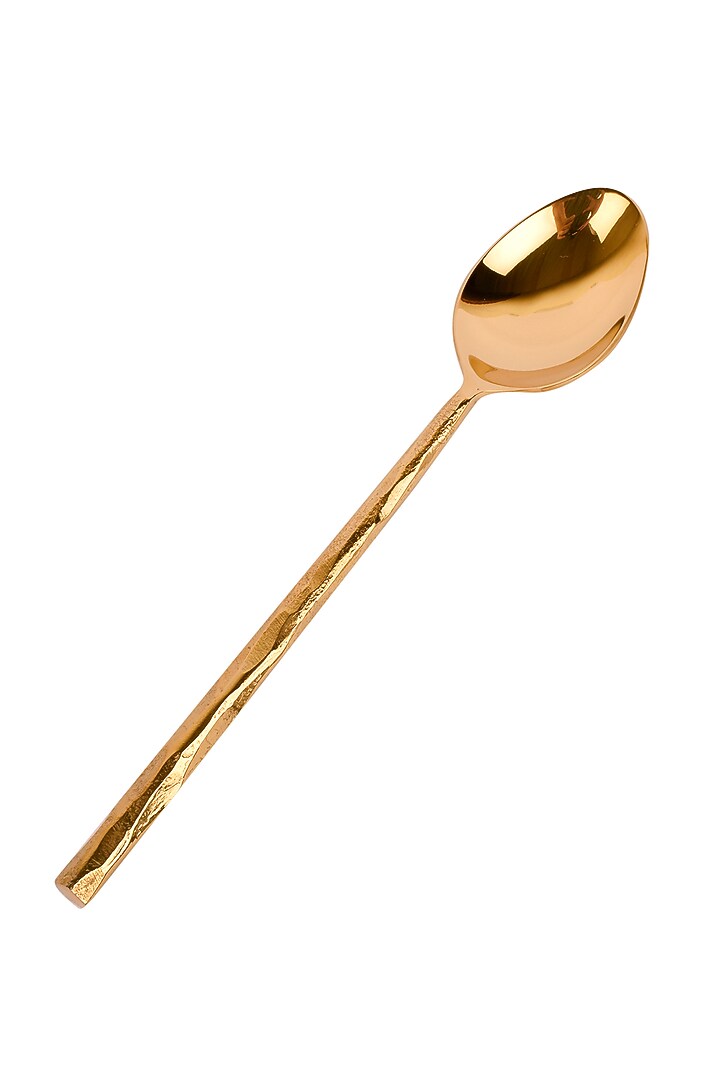 Gold Stainless Steel Tablespoons (Set Of 4) by Manor House at Pernia's Pop Up Shop