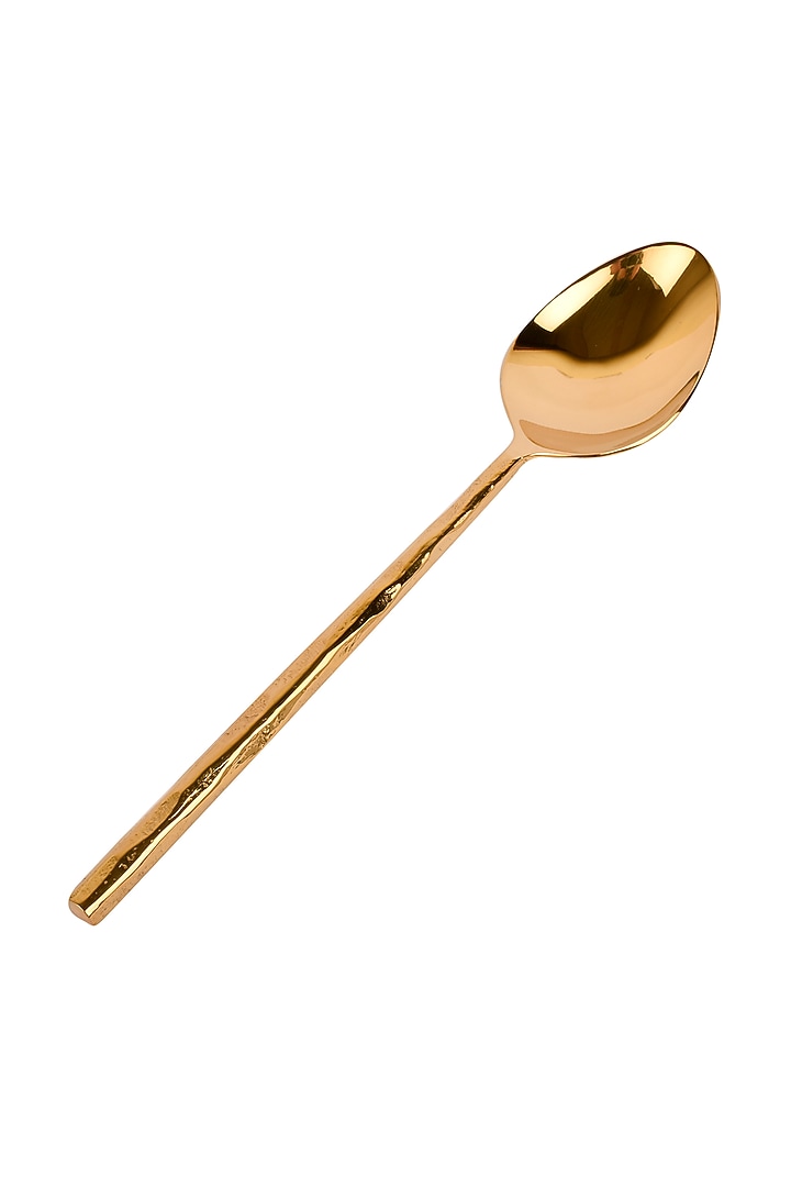 Gold Steel Spoons (Set of 4) by Manor House at Pernia's Pop Up Shop