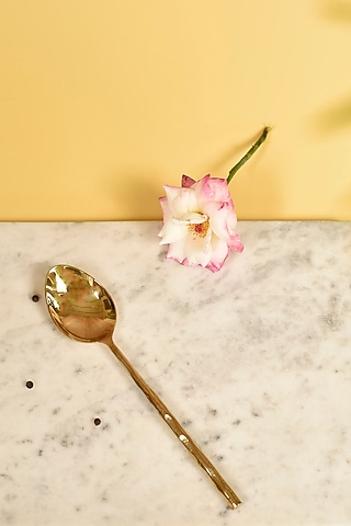 Gold Steel Spoons (Set of 4) by Manor House