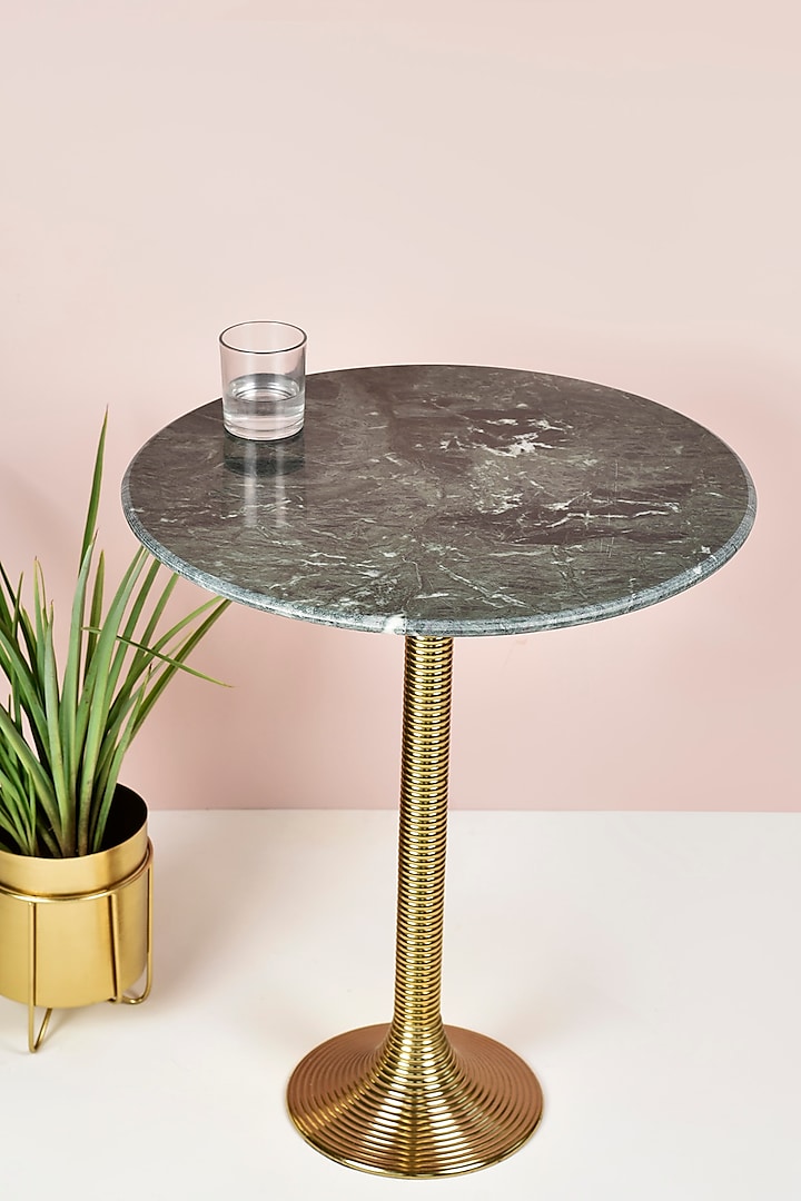 Gold & Black Marble Table by Manor House at Pernia's Pop Up Shop