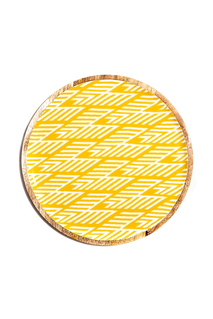 Multi-Colored Wooden Wall Plate (Set of 3) by Manor House at Pernia's Pop Up Shop