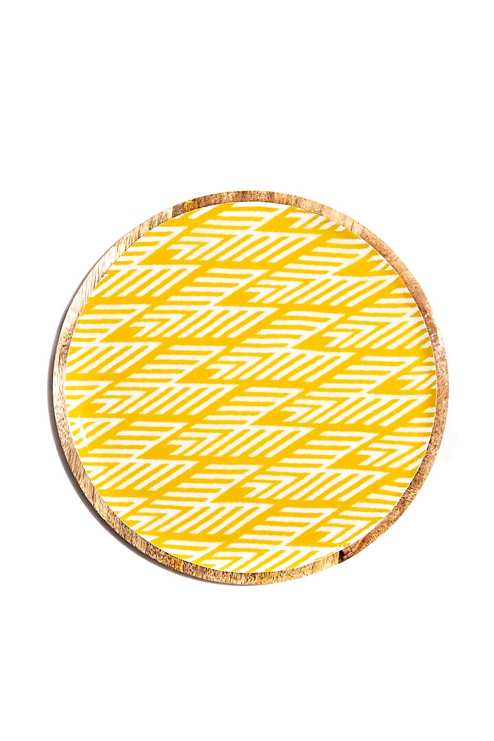 Multi-Colored Wooden Wall Plate (Set of 3) by Manor House at Pernia's Pop Up Shop