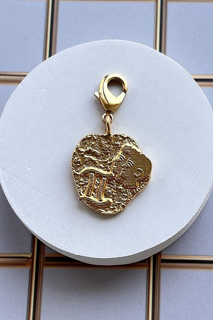 Gold Finish Zodiac Gemini Charm Bracelet by MNSH at Pernia's Pop Up Shop
