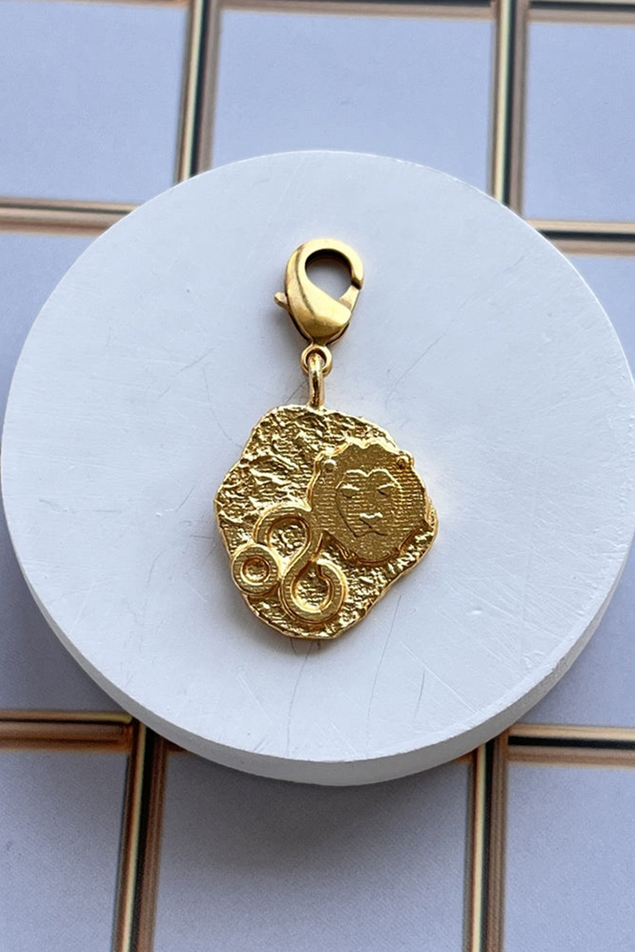 Gold Finish Zodiac Leo Charm Bracelet by MNSH at Pernia's Pop Up Shop