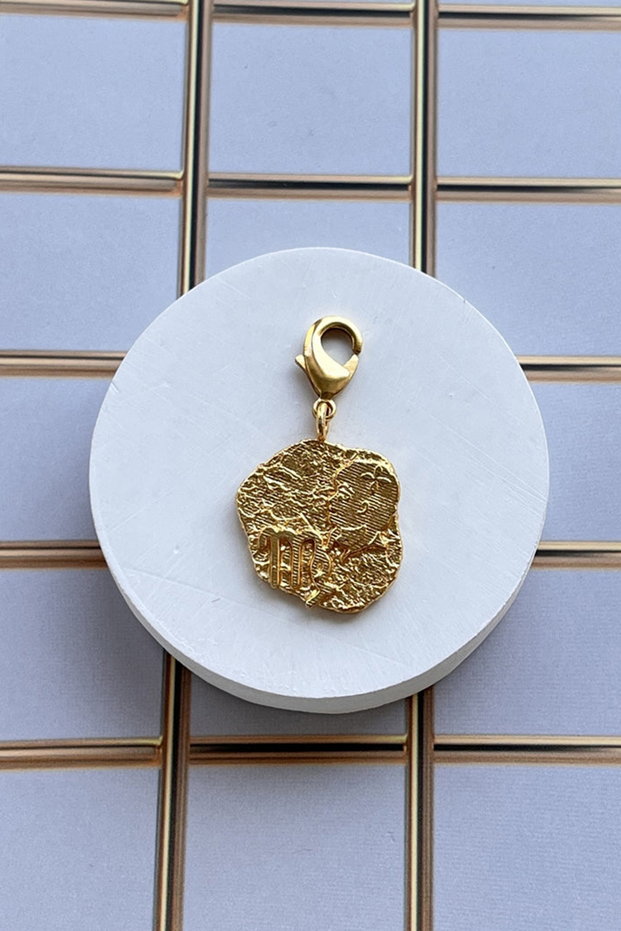 Gold Finish Zodiac Virgo Charm Bracelet by MNSH at Pernia's Pop Up Shop