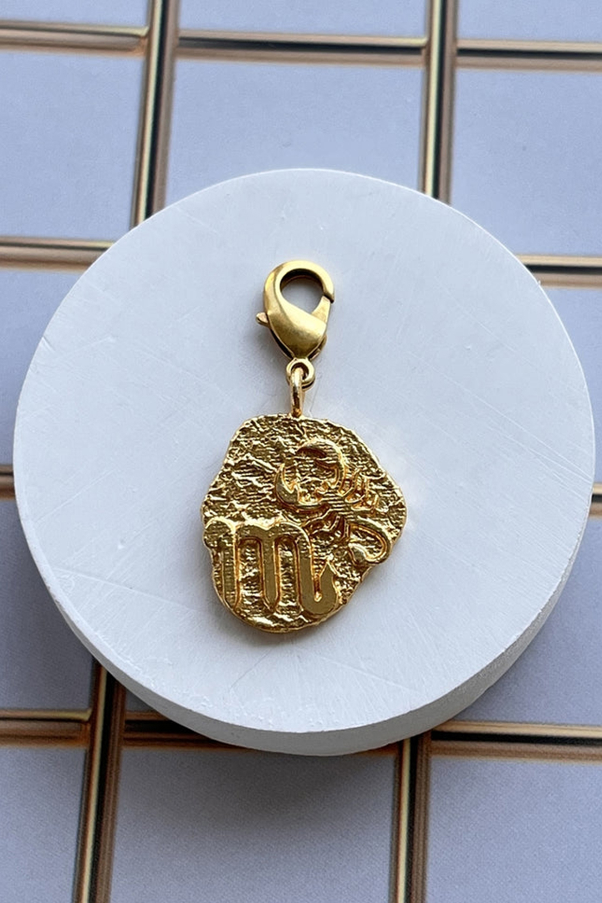 Gold Finish Zodiac Scorpio Charm Bracelet by MNSH at Pernia's Pop Up Shop