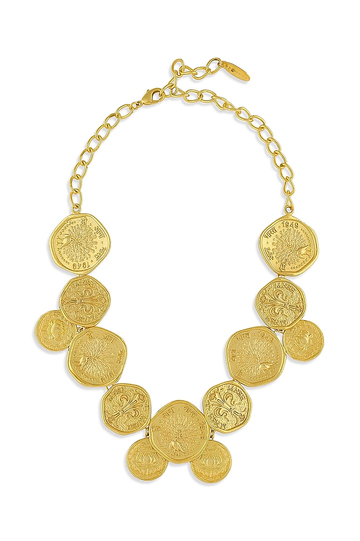 Gold Plated Necklace by MNSH at Pernia's Pop Up Shop