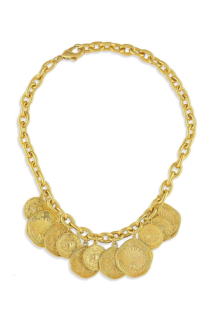 Gold Plated Necklace by MNSH at Pernia's Pop Up Shop