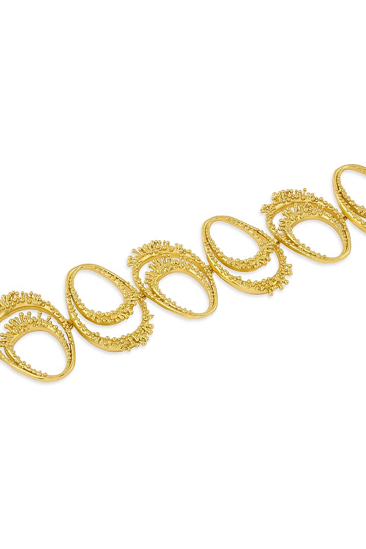 Gold Plated Choker Necklace by MNSH at Pernia's Pop Up Shop