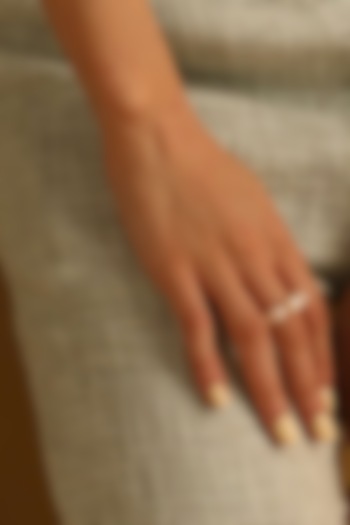 Gold Finish Barroque Pearl Ring by MNSH at Pernia's Pop Up Shop