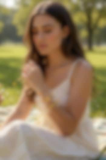 Gold Plated Resin Bangle by MNSH at Pernia's Pop Up Shop