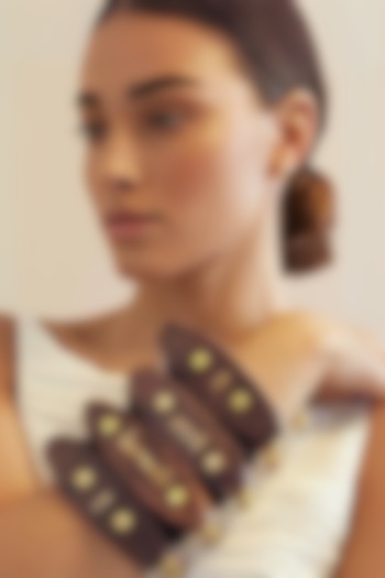 Gold Plated Bangle by MNSH at Pernia's Pop Up Shop