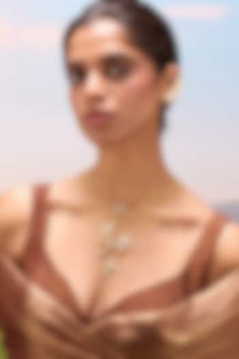 Gold Plated Kundan Polki Earcuffs by MNSH at Pernia's Pop Up Shop