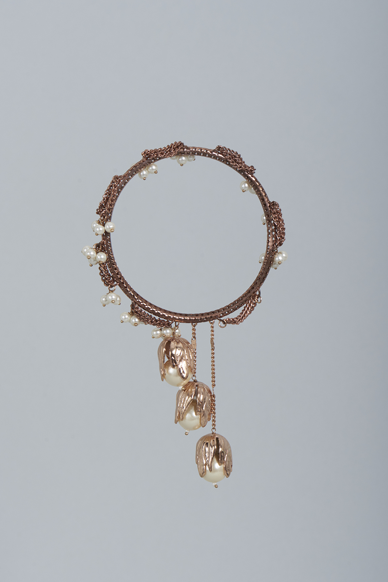 Gold Finish Alloy Bracelet by Mine Of Design