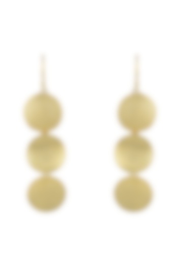 Gold Plated Dangler Earrings by Mine Of Design at Pernia's Pop Up Shop