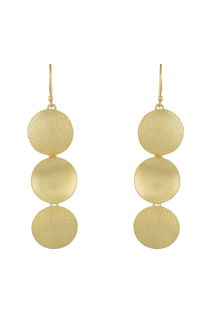 Gold Plated Dangler Earrings by Mine Of Design at Pernia's Pop Up Shop