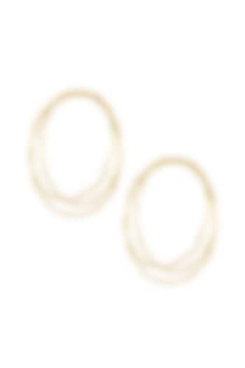 Gold Plated Hoop Earrings by Mine Of Design at Pernia's Pop Up Shop