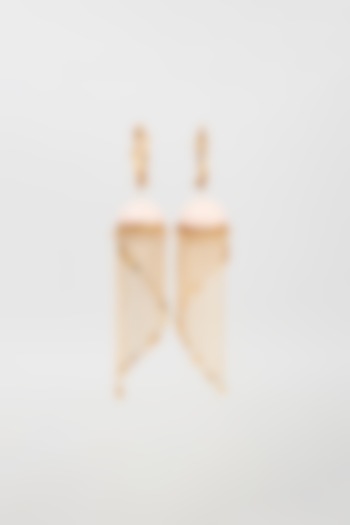 Gold Finish Pearl Meenakari Bangles (Set of 2) by Mine of Design at Pernia's Pop Up Shop