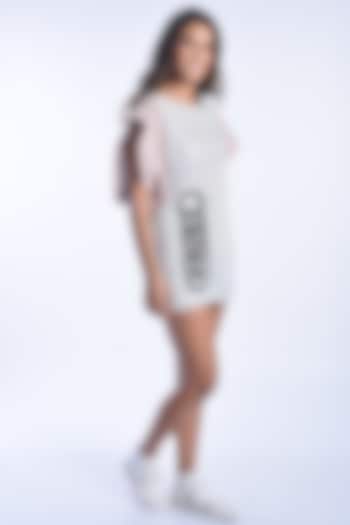 White Chainmail Dress by MXS - Monisha Jaising X Shweta Bachchan Nanda