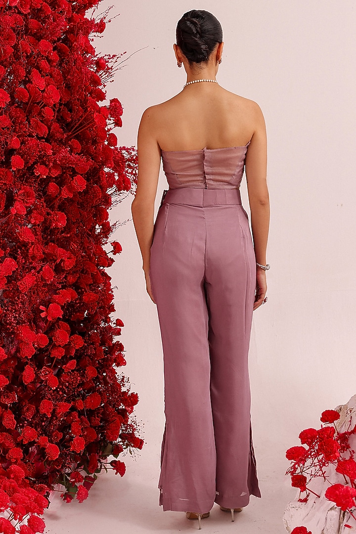 Lavender Organza Pant Set by Label Moni K at Pernia's Pop Up Shop